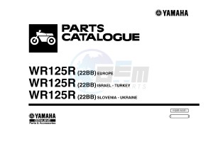 WR125R (22BB 22BB 22BB) drawing .1-Front-Page