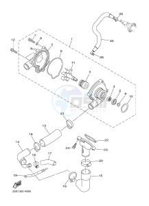 XJ6NA XJ6S 600 DIVERSION (S-TYPE) (36BH 36BJ) drawing WATER PUMP