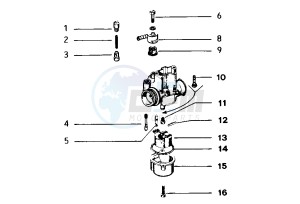 FL2 HP 50 drawing Carburetor (Spares)