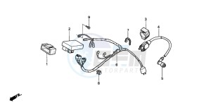 CRF100F drawing WIRE HARNESS