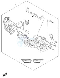 DL650 drawing OPTIONAL (UNDER COWLING SET) (DL650AL7 E21)