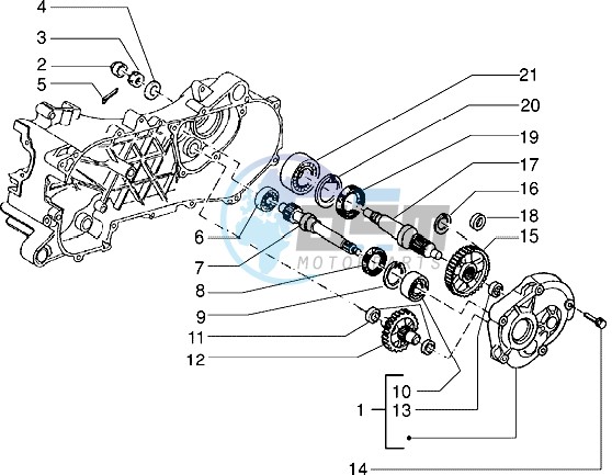 Rear wheel shaft