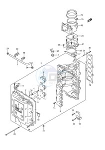 DF 300 drawing Throttle Body