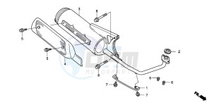 NVS503SH 502 drawing EXHAUST MUFFLER