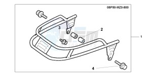 GL1500CD drawing FRONT F GUARD