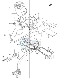 VL125 (E2) drawing SPEEDOMETER (MODEL Y K1 K2)