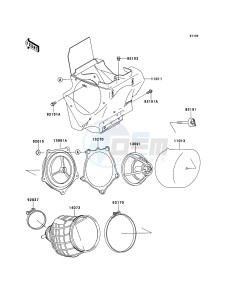 KX85/KX85-<<II>> KX85BCF EU drawing Air Cleaner