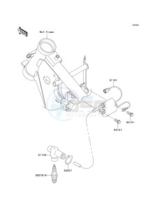 KX 65 A [KX65 MONSTER ENERGY] (A6F - A9FA) A8F drawing IGNITION SYSTEM