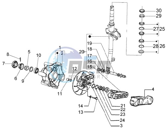 Steering column - Disc brake