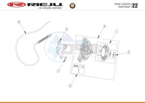 BYE-BIKE-25-KM-H-EURO4-HOLLAND-WHITE drawing REAR BRAKE