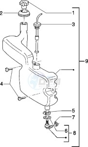 NRG 50 MC3 drawing Oil tank