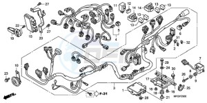 CB600F3A France - (F / CMF ST) drawing WIRE HARNESS