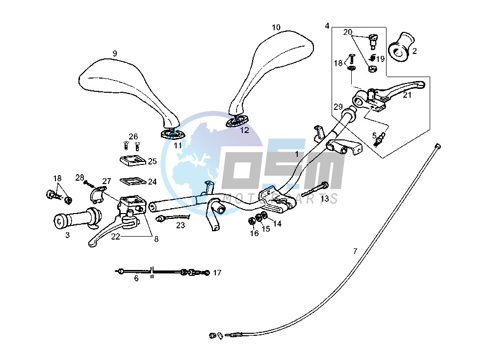 HANDLEBAR-DRIVE CONTROLS