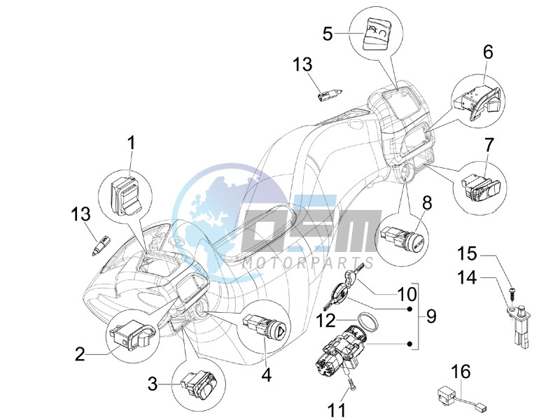 Selectors - Switches - Buttons