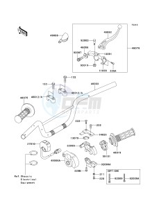 KLX 110 A (KLX110 MONSTER ENERGY) (A6F-A9FA) A9FA drawing HANDLEBAR