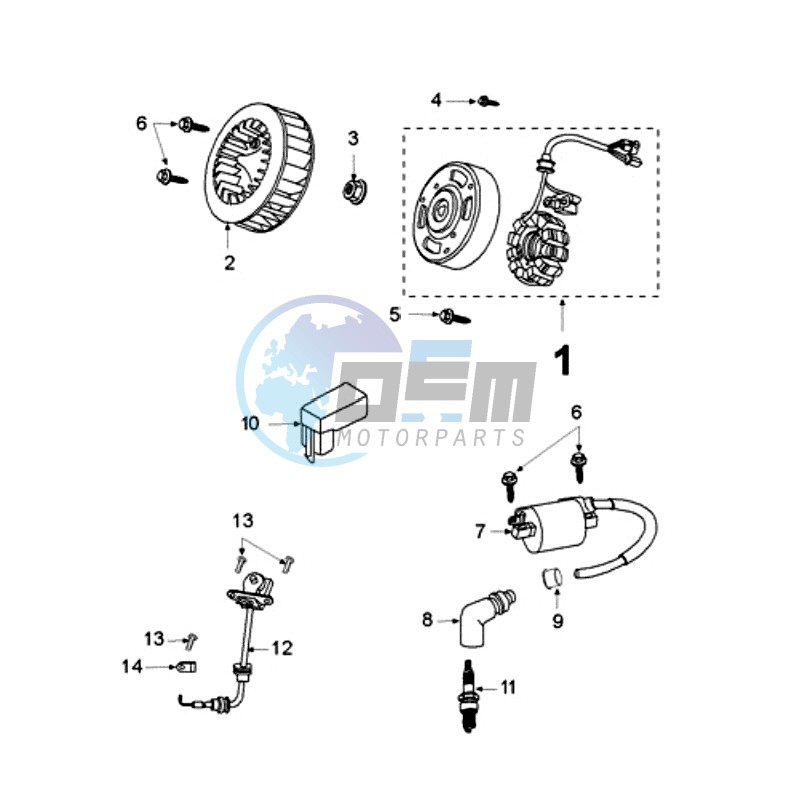 IGNITION PART / WITH SENSOR