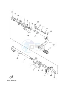 TT-R110E (5B6P 5B6R 5B6S 5B6S) drawing SHIFT SHAFT