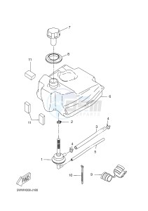 CW50 BOOSTER (5WWN 5WWN) drawing FUEL TANK