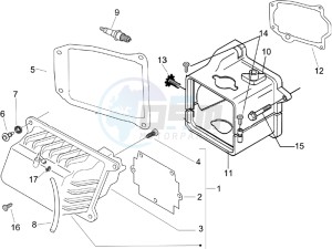 Liberty 50 4t drawing Cylinder head cover