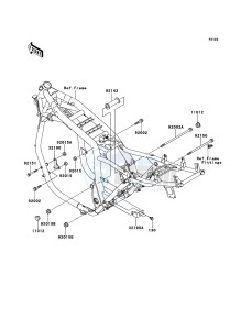 ZRX1200R ZR1200A6F FR GB XX (EU ME A(FRICA) drawing Engine Mount