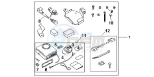 CB1000RA9 France - (F / ABS CMF) drawing ALARM SYS.