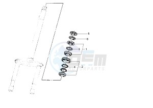 Liberty RST 200 drawing Steering bearing ball tracks