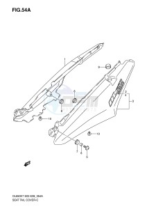 DL650 (E3-E28) V-Strom drawing SEAT TAIL COVER (MODEL K8)