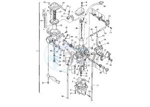 TT RE 600 drawing CARBURETOR