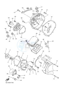 FZ1-N FZ1 (NAKED) 1000 (1EC9) drawing CRANKCASE COVER 1