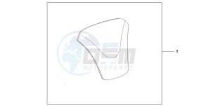 CB900F 919 drawing TANK PAD