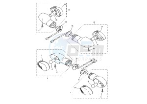 YZF R6 600 drawing FLASHER LIGHT