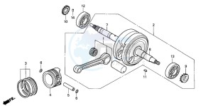 ANF125T drawing CRANKSHAFT/PISTON