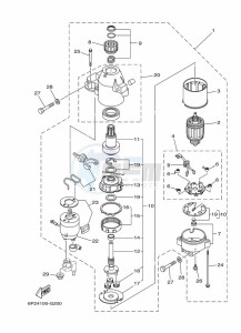 F250BETX drawing STARTER-MOTOR