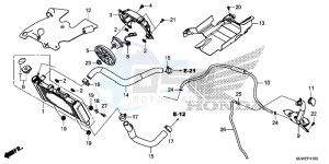 CBR500R England - (3ED) drawing RADIATOR