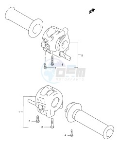 GZ250 (E1) drawing HANDLE SWITCH