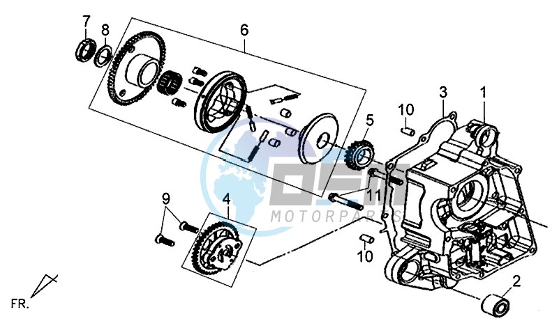 CRANKCASE RIGHT