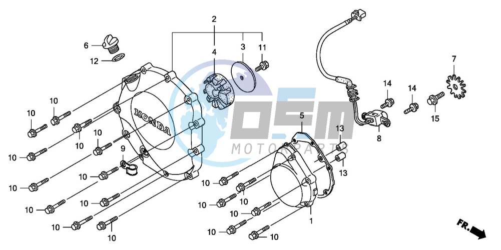 RIGHT CRANKCASE COVER