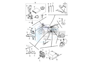 YZF R6 600 drawing BATTERY