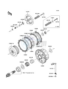 Z750_ABS ZR750M7F GB XX (EU ME A(FRICA) drawing Clutch