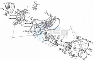 ATLANTIS CITY - 50 cc VTHAL1AE2 Euro 2 2T AC FRA drawing Crankcase (Positions)