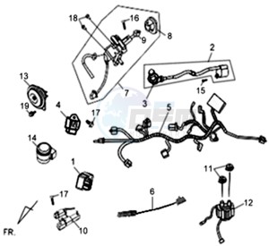 ORBIT 50 2T NAKED drawing WIRING HARNASS