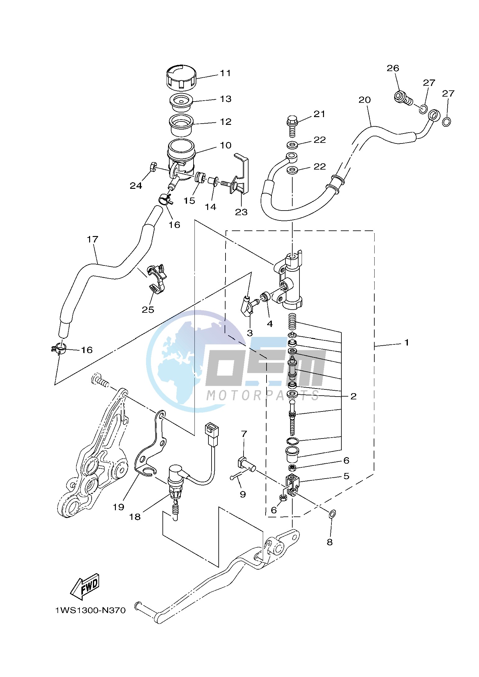 REAR MASTER CYLINDER