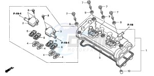 CBF1000 drawing CYLINDER HEAD COVER