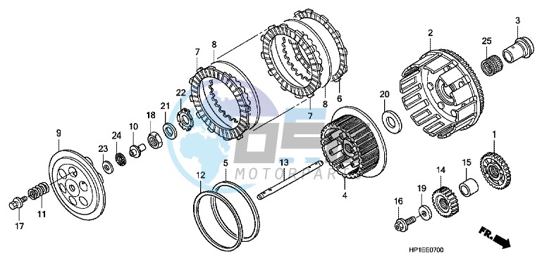 FRONT BRAKE MASTER CYLINDER (SH125D)