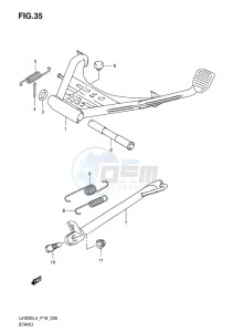 UH200 ABS BURGMAN EU drawing STAND