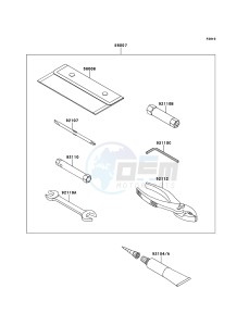 D-TRACKER_125 KLX125DDF XX (EU ME A(FRICA) drawing Owner's Tools