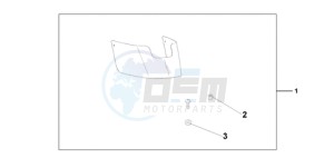 VT750C9 Europe Direct - (ED / MME) drawing CHROME REAR FENDE