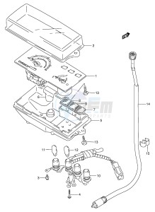 AE50 (E28) drawing SPEEDOMETER