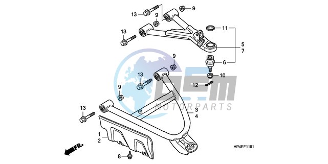 FRONT ARM (4WD)