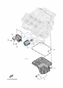 MT-09 MTN890-U (BMR1) drawing OIL CLEANER